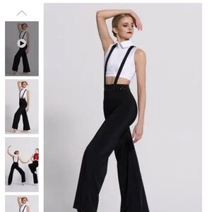 Weissman Black Wide Leg Jumpsuit